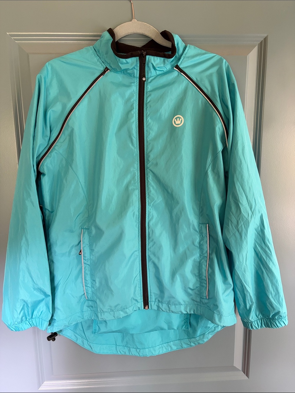 Canari Teal Lightweight Zip Jacket with Logo